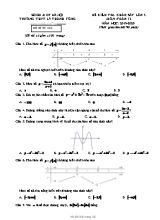 Đề kiểm tra khảo sát lần 2 môn Toán Lớp 12 - Mã đề 006 - Năm học 2019-2020 - Trường THPT Lý Thánh Tông